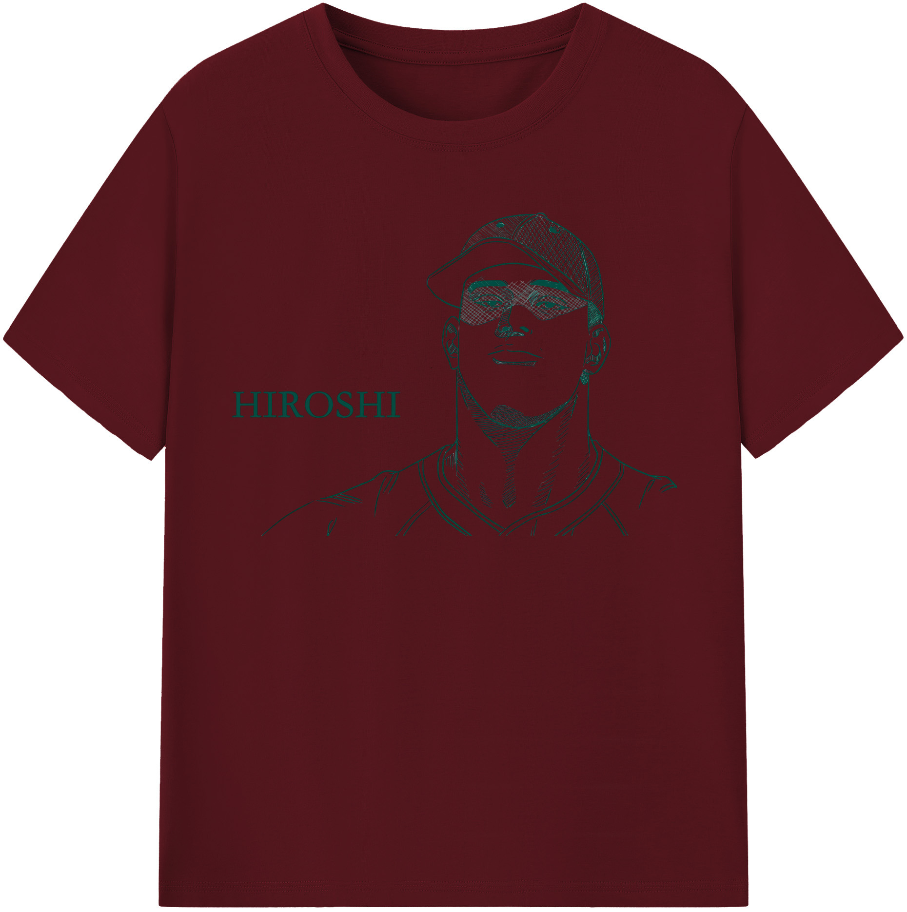 SLAM DUNK／スラムダンク 綿100％半袖Tシャツ（フロントプリント）